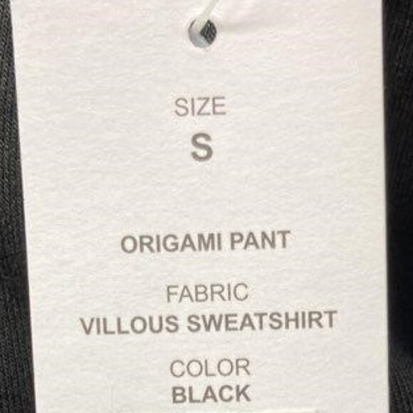 Helmut Lang Villous Origami Rayon-Blend Pants in Black Size S New With Tags - Picture 11 of 11